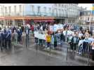 VIDÉO. À Coutances, 300 personnes soutiennent la clinique, menacée de liquidation judiciaire