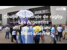 VIDEO. Coupe du monde de rugby : revivez la chaude ambiance argentine à Saint-Etienne avant le match contre les Samoa
