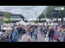 VIDÉO. Du monde dans les allées de la braderie Saint-Michel à Saint-Malo