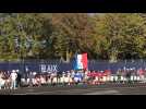 Coupe du monde de rugby : l'arrivée du XV de France à l'entraînement public, Aix-en-Provence le 28 septembre 2023