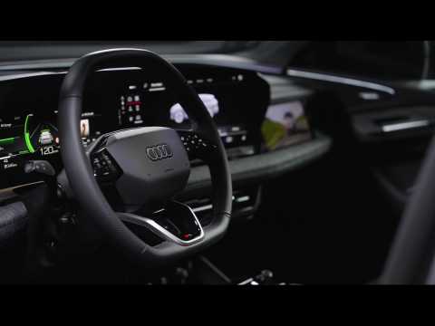 Audi Q6 e-tron Interior design in Fabric Melange
