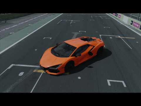 Lamborghini Revuelto - track testing by factory driver Andrea Caldarelli