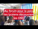 VIDÉO. Forum Normandie pour la paix : des lycéens curieux découvrent les ONG