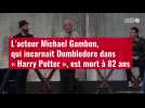 VIDÉO. L'acteur Michael Gambon, qui incarnait Dumbledore dans « Harry Potter », est mort à