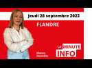 La Minute de l'info du Journal des Flandres du jeudi 28 septembre