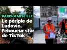 Ludovic, l'éboueur star de TikTok, termine à Marseille sa marche de ramassage de déchets