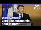 Emmanuel Macron propose une « autonomie pour la Corse »