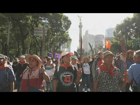 Mexicans march for justice 9 years after 2014 disappearance of 43 students