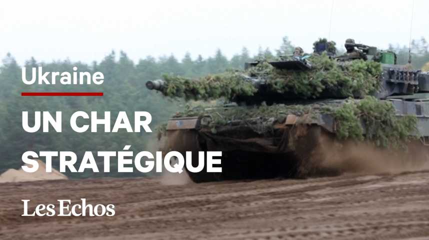 Illustration pour la vidéo 4 choses à savoir sur les chars américains Abrams livrés à l’Ukraine