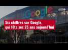 VIDÉO. Six chiffres sur Google, qui fête ses 25 ans aujourd'hui
