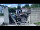 Blendecques : une voiture défonce un garage après une sortie de route