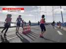 VIDÉO. Des centaines de coureurs domptent le pont de Saint-Nazaire pour les 6es Foulées du pont