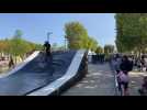 Show de BMX freestyle sur le cours Mirabeau à Narbonne