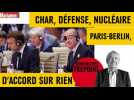 Char, défense, nucléaire : Paris-Berlin, d'accord sur rien