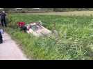 Saint-Omer : une voiture tombe dans le marais