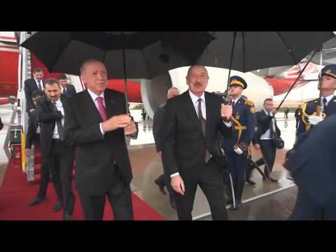 Turkish president arrives in Azerbaijan's Nakhichevan exclave