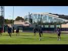 Coupe du monde de rugby : entraînement du XV de France avec les espoirs de Provence Rugby 25 septembre 2023
