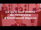 Inflation, énergie, immigration... Ce qu'il faut retenir de l'interview d'Emmanuel Macron