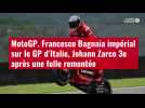VIDÉO.MotoGP. Francesco Bagnaia impérial sur le GP d'Italie, Johann Zarco 3e après une fol