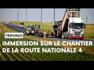 Immersion sur le chantier de la RN4 à Sommesous