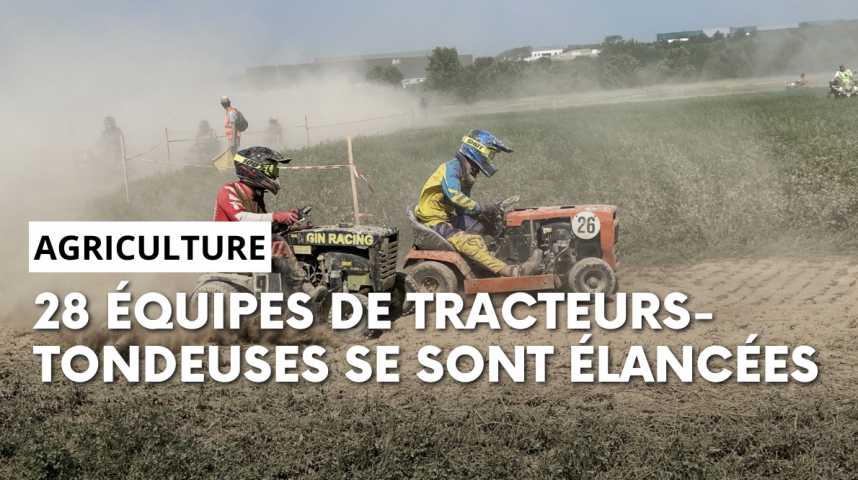 Vidéos : Une course de tracteurs-tondeuses animée à Saint-Martin-sur-le ...