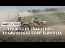 Course de tracteurs-tondeuses à Saint-Martin-sur-le-Pré