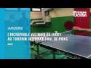 Test : tournoi international de Tennis de Table du CO
