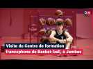 En visite au Centre de formation francophone de Basket-ball, à Jambes