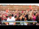 Toulouse : les joueurs du Stade Toulousain présentent le 23e bouclier de Brennus au Capitole