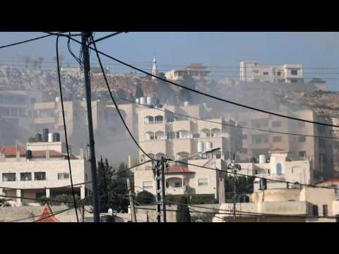 Smoke, gunfire and sirens during clashes as Israeli army raids Jenin