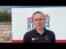 Victoire Berteau parle de la course en ligne des Championnats de France de cyclisme
