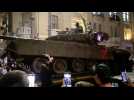 Wagner tanks, truck start pull-out from Russia's Rostov-on-Don