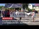Manifestation contre l'extension de l'aéroport de Beauvais