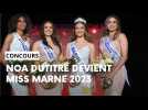 Noa Dutitre sacrée Miss Marne 2023 au Kabaret de Tinqueux