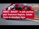 VIDÉO. DIRECT. MotoGP : la pole position pour Francesco Bagnaia, Johann Zarco en deuxième