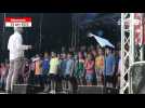 VIDÉO. Une chorale de 140 enfants sur la grande scène du festival Un singe en été