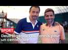 Henri Leconte et Arnaud Clément , invités pour célébrer les cent ans du club de tennis Eppeville/Ham
