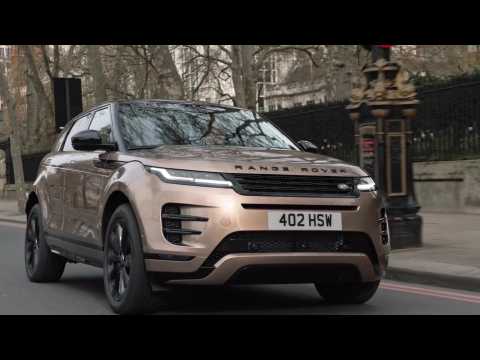 2024 Range Rover Evoque in Corintian Bronze Driving Video