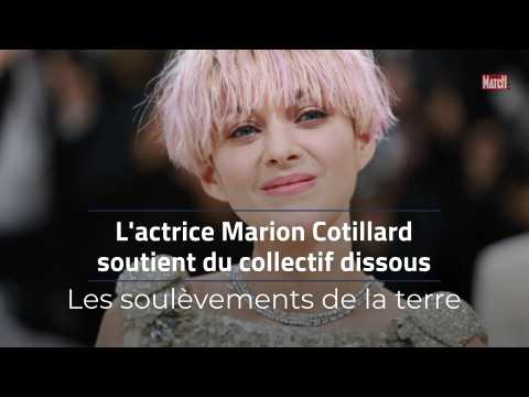 VIDEO : L'actrice Marion Cotillard soutient du collectif dissous Les soulvements de la terre