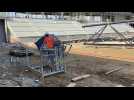 Le chantier de la patinoire de Douai