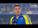Boca Juniors - Riquelme salue Maradona et Messi lors de son jubilé