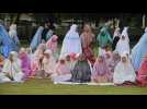 Indonesia's Muslims perform Eid al-Adha prayer