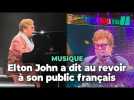 Le concert d'Elton John à l'Accor Arena était son dernier en France après 52 ans de carrière