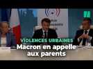 Mort de Nahel : Emmanuel Macron en appelle à « la responsabilité des parents » après les violences