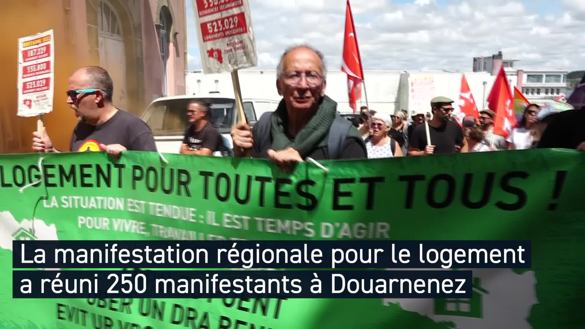 À Douarnenez, une mobilisation en demi-teinte contre la crise du logement [Vidéo]