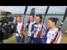 VIDÉO. Canoë-Kayak : l'équipe de France féminine de K4 en stage à Angers