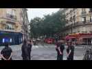 Explosion à Paris : la façade d'un immeuble effondrée