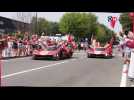 L'écurie Ferrari victorieuse aux 24H du Mans ovationnée à Maranello