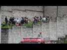 Scene outside Honduras women's prison after brawl leaves at least 41 dead