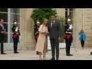 Italy's Meloni meets with Macron at Élysée Palace